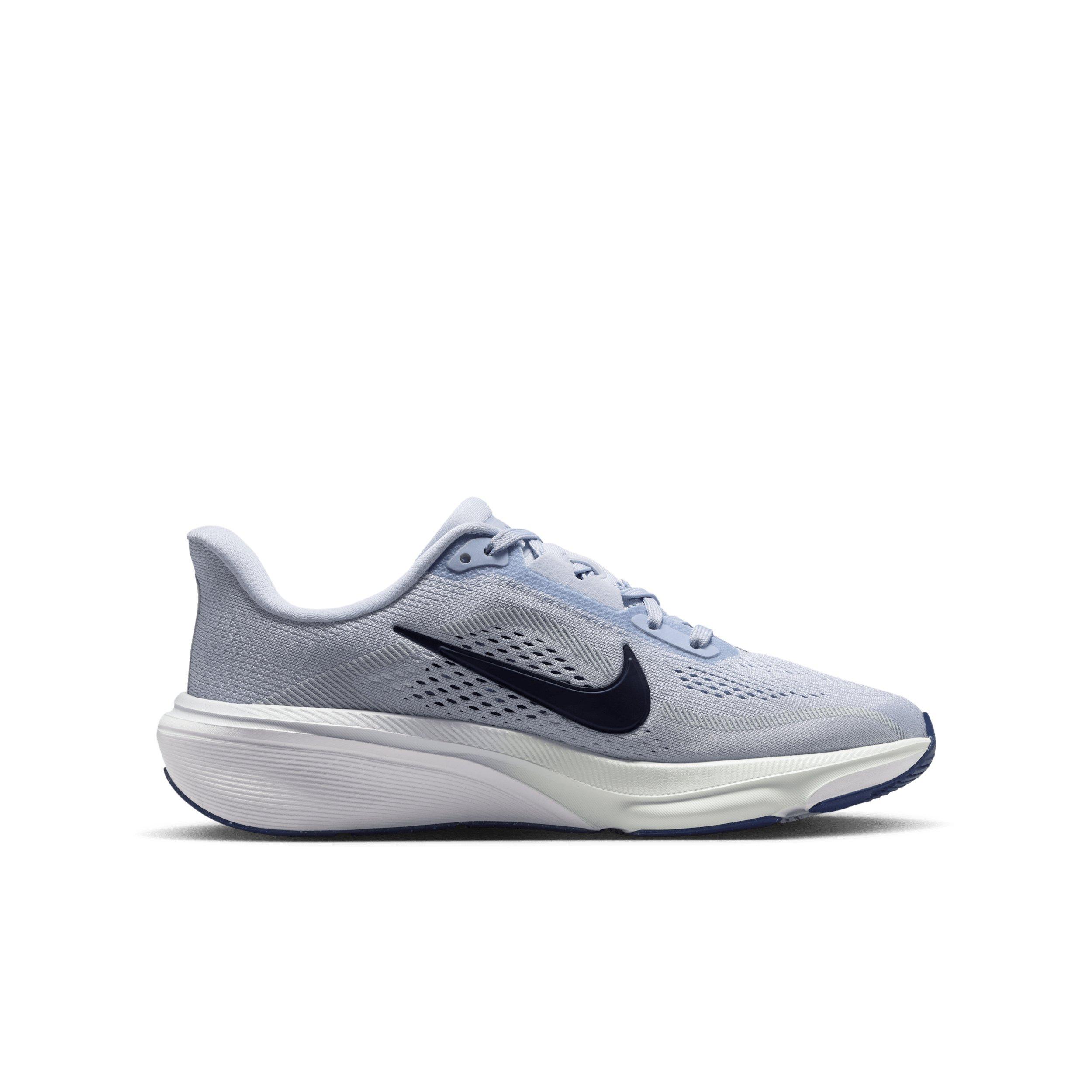Nike Pegasus 42 "Football Grey/Football Grey/Barely Green/Blue Void" Grade School Boys' Running Shoe - GREY/GREY/GREEN/BLUE